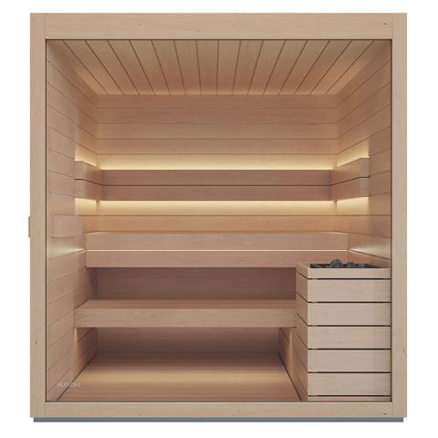 Auroom Lumina Cabin Sauna Kit Up to 6-person, DIY, Modular Cabin, Sauna Kit