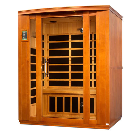 Bellagio 3 Person Low EMF Infrared Sauna - Promo Code "calmspas30" for $30 Off / Ships in April