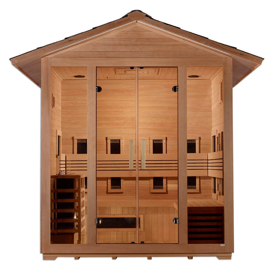 Gargellen 5 Person Hybrid PureTech Full Spectrum Sauna / Promo code "cs202" for $202 Discount