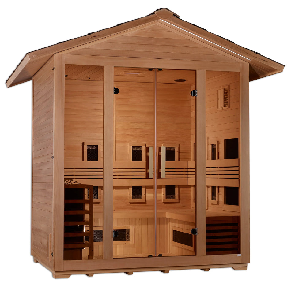 Gargellen 5 Person Hybrid PureTech Full Spectrum Sauna / Promo code "cs202" for $202 Discount