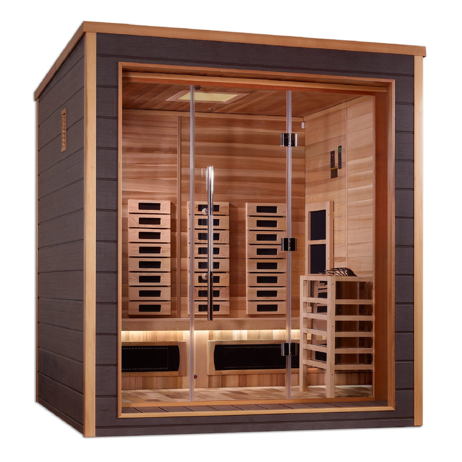 Visby 3 Person PureTech Hybrid Full Spectrum Sauna