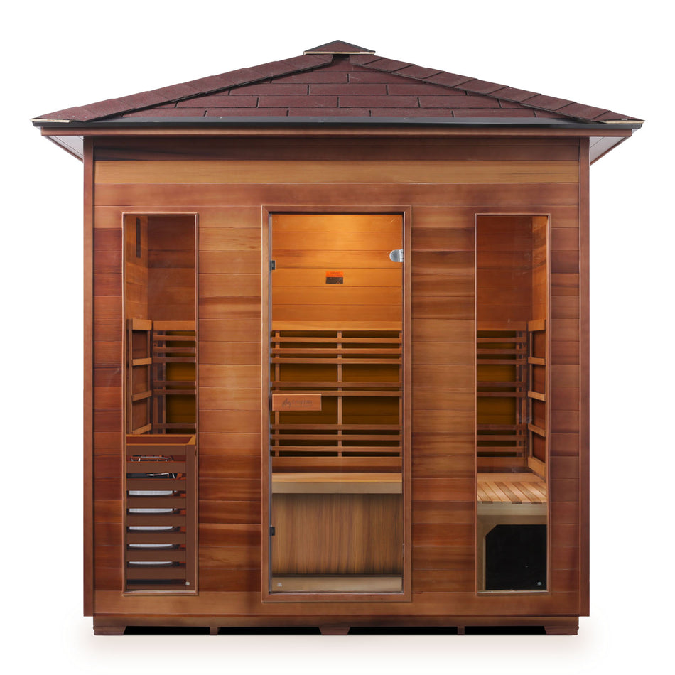 Enlighten SunRise - 5 Persons Dry Traditional Sauna - "150off" for 150 Discount - PRE-ORDERS