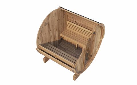 SaunaLife Model E7 Sauna Barrel ERGO Series Sauna Barrel 71"D x 81"H (Diameter)