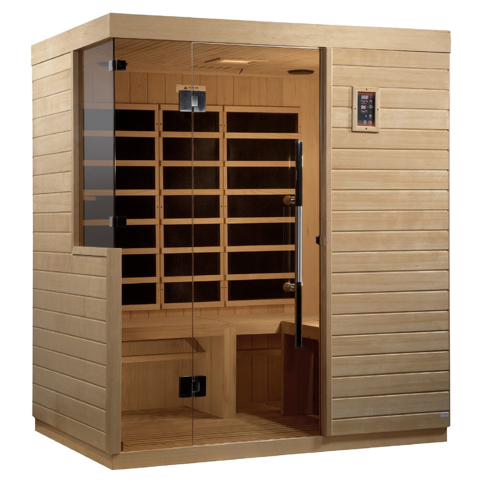 Bilbao 3 Person Ultra Low EMF Infrared Sauna / "75off" $75 Discount / IN STOCK