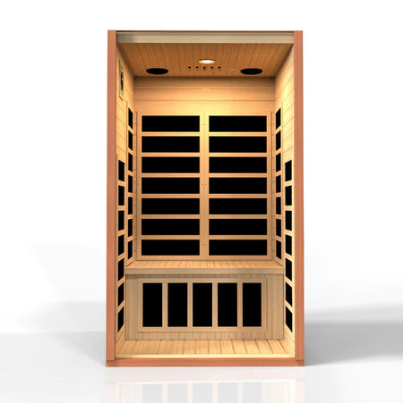 Avila 1-2 Person Low EMF FAR Infrared Sauna / Promo Code "calmspas30" for $30 Off / IN STOCK