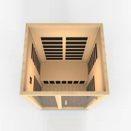 Santiago 2 Person Low EMF Infrared Sauna / “free” for a Free Pair of Backrests / In stock