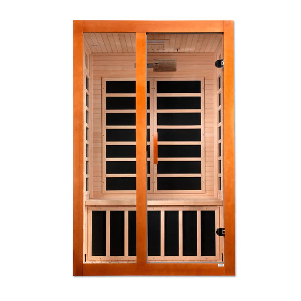 Santiago 2 Elite ULTRA LOW EMF FAR Infrared Sauna - PROMO CODE "CALMSPAS50" FOR $50 OFF - IN STOCK
