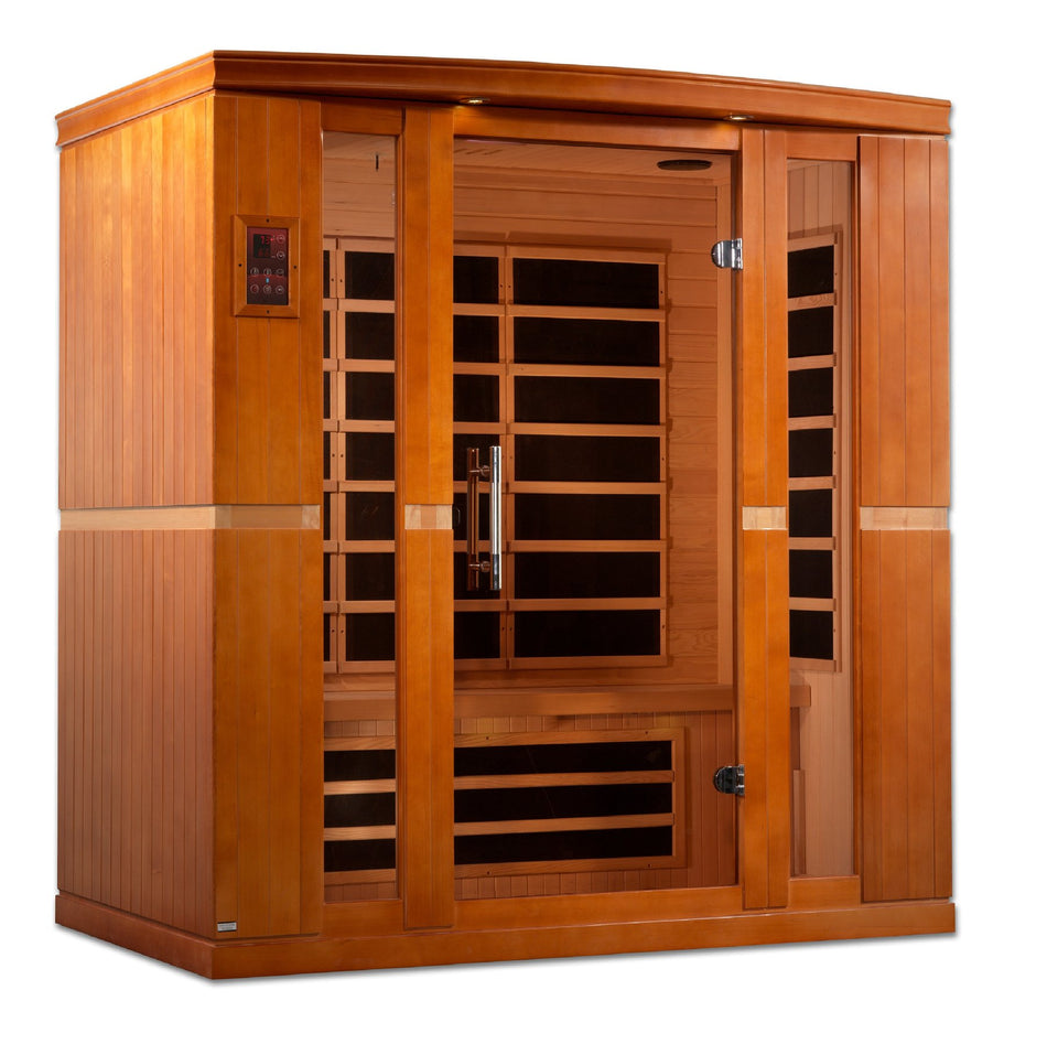 Bergamo 4 Person Low EMF Infrared Sauna - Promo Code "calmspas30" for $30 Off / IN STOCK