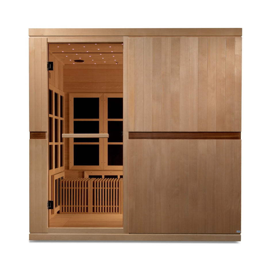 Catalonia 6 Person or 8 Person Ultra Low EMF Infrared Sauna (Wheelchair Accessible) - Ships in 1-3 Business Days / "cs101" for $101 Discount