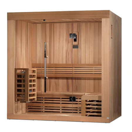 Copenhagen 3 Person Indoor Traditional Steam Sauna Canadian Red Cedar / IN STOCK