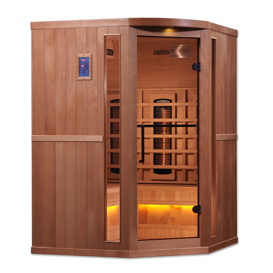 Reserve Edition 3 Person Corner Full Spectrum with Himalayan Salt Bar  - $150 DISCOUNT LIMITED OFFER  - Ships end of June