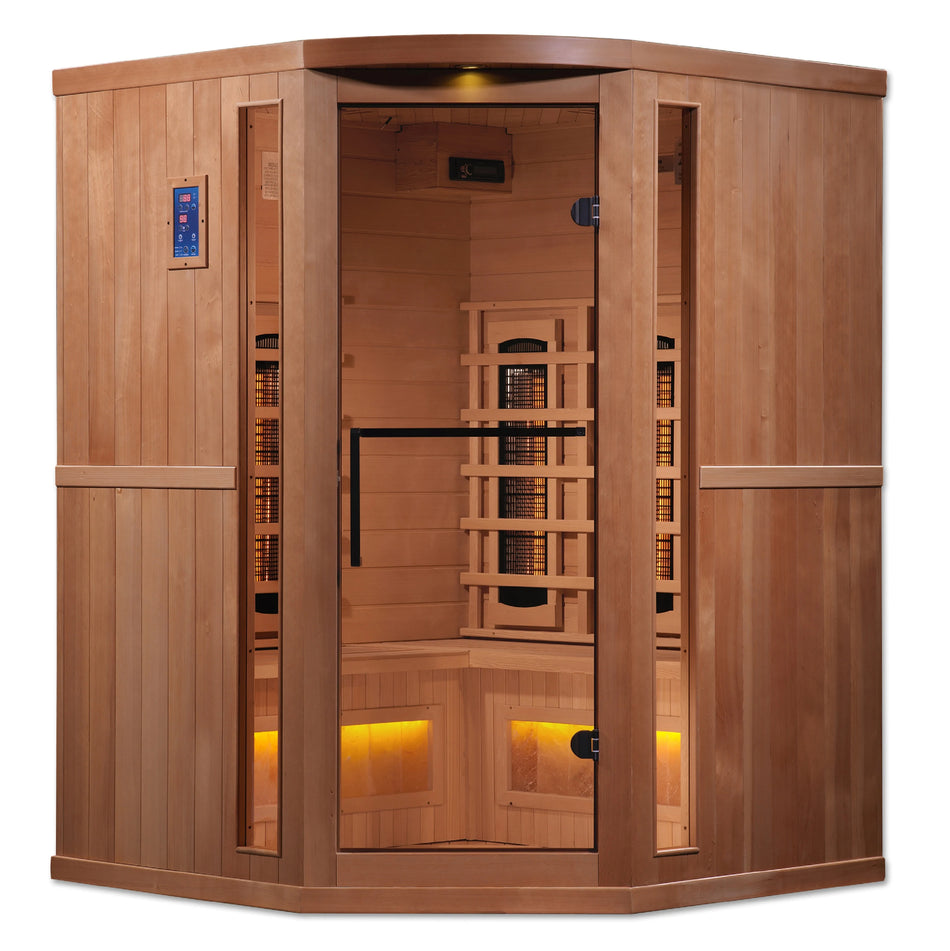 Reserve Edition 3 Person Corner Full Spectrum with Himalayan Salt Bar  - $150 DISCOUNT LIMITED OFFER  - Ships end of June