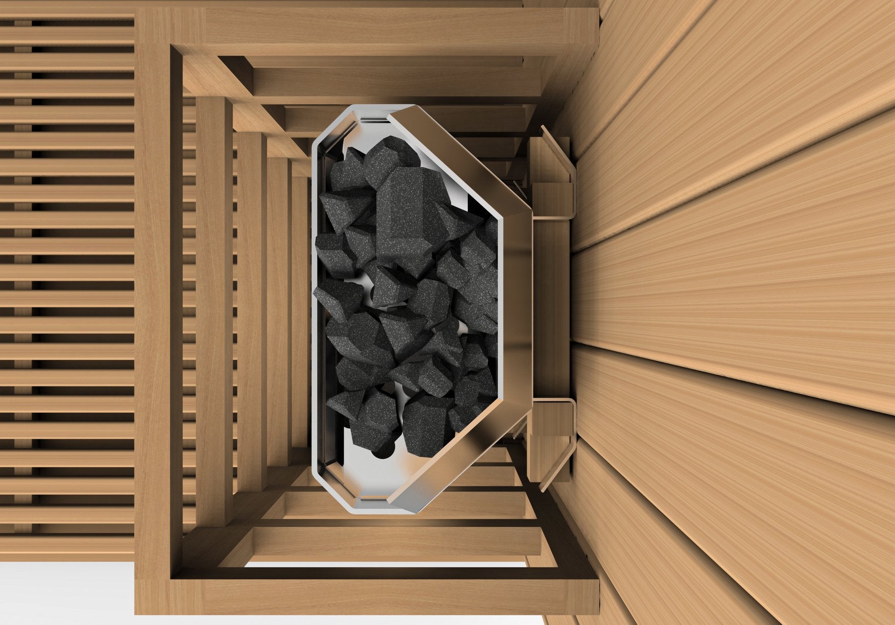 Sundsvall 2 Person Indoor Traditional Steam Sauna / Ships in 2 Business Days